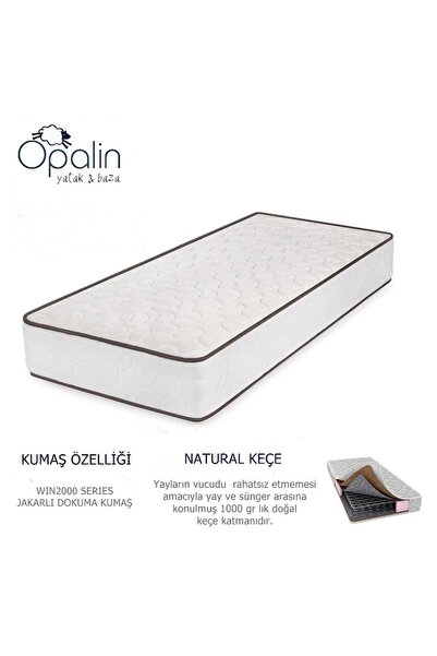 Opalin ÖZEL YAPIM 60x120 Ortopedik Yaylı Yatak Ortopedik Lüx Jakarlı Yatak