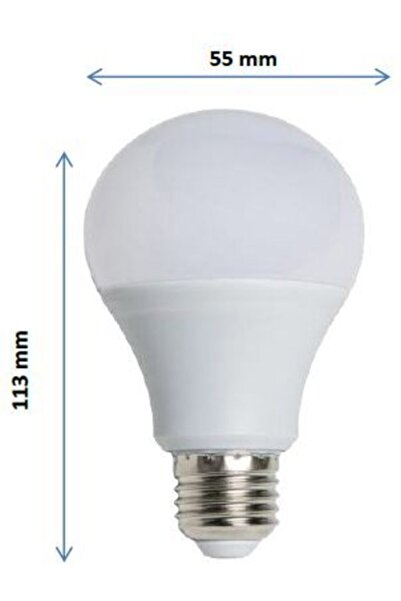 PROICH Led Ampul Beyaz Renk 9 Watt Tasarruflu 3 Lü Paket
