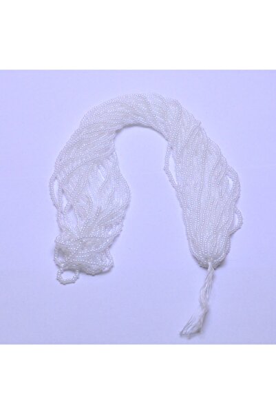 Bi hızlı Γυάλινες χάντρες άμμου Τσεχοσλοβακίας 2 χιλ. (λευκό γυαλιστερό)