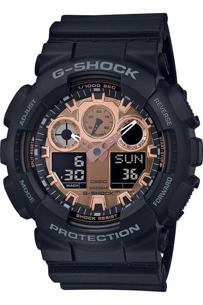 Casio ساعة يد جي شوك للرجال GA-100MMC-1ADR