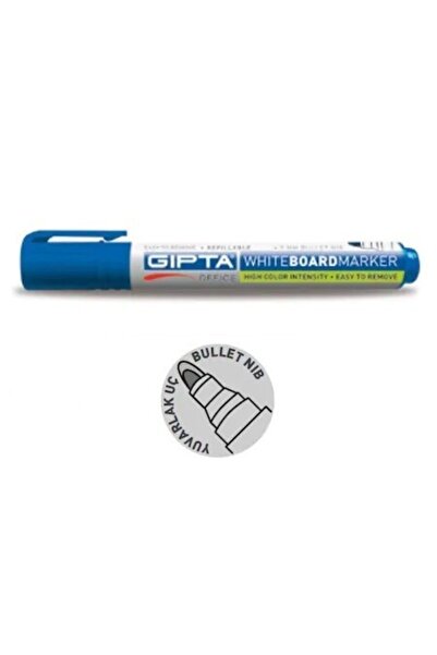 Gıpta F1372 Tahta Kalemi Yuvarlak Uçlu 5.0 Mm Mavi (12 Li Paket)