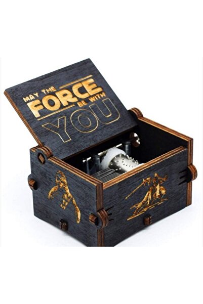 NETAVANTAJ Star Wars Ahşap Çevirmeli Müzik Kutusu