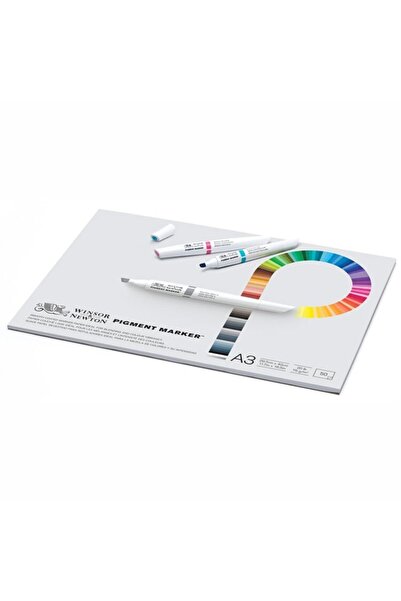 Winsor Newton Winsor & Newton Pigment Marker 75Gr Marker Notepad 50 Sheets A3 (29.7X42Cm)