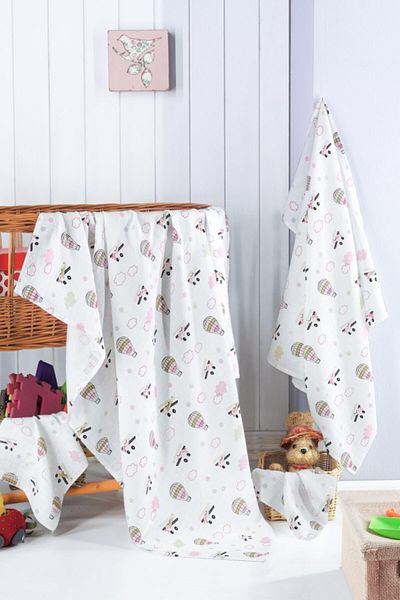 Evim Home 100% Organic Cotton Muslin Set