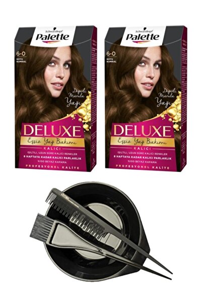 Palette Deluxe Set Saç Boyası 6-0 Koyu Kumral X2+ Saç Boyama Seti