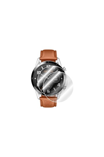 ECRMOBILE Huawei Watch Gt 2 46 Mm Gerçek Kırılmayan Ekran Koruyucu (2 ADET)
