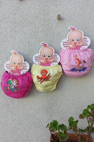 Nazar Bebe Pantaloni de antrenament din 3 piese cu model pentru fete
