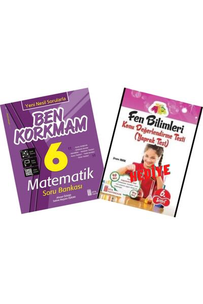 Ata Yayıncılık 6. Sınıf Ben Korkmam Matematik Soru Bankası+fen Bilimleri 6 Ya...