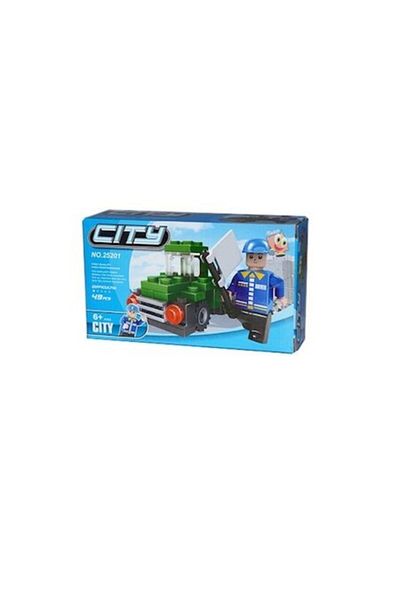 Ercan Oyuncak 49 Piece City Set 0131-25201