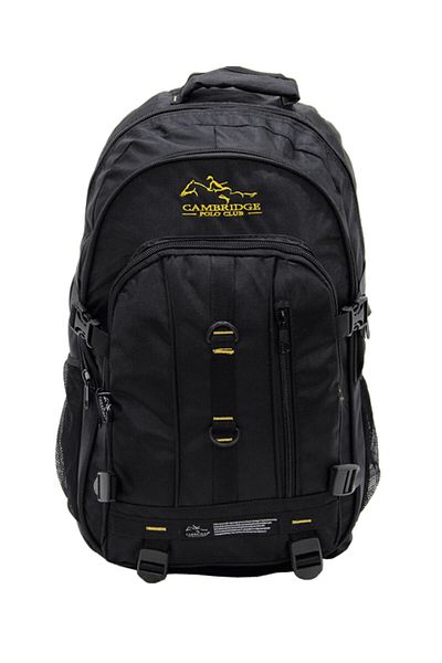 Cambridge Polo Club Unisex Black Large Size Mountaineer Backpack Travel and Camping Bag Pldgc90009