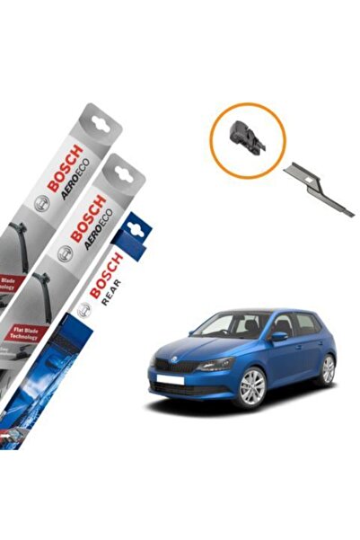 Bosch Skoda Fabia Muz Silecek Takımı Ön Arka Aeroeco 2015-2020