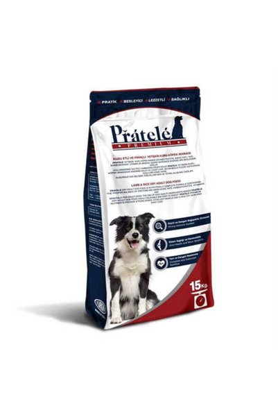 PARSTEK Pratele Kuzulu Yetişkin Kuru Köpek Maması 15Kg