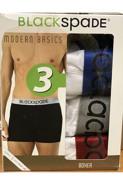 Blackspade Ανδρικά Boxers Mixed Color 3 τμχ S