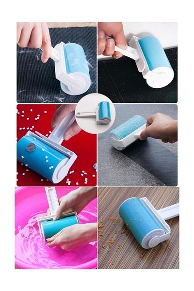 RoseRoi New Generation Washable Lint and Dust Collection Roller