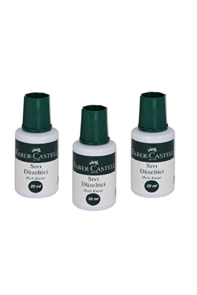 Faber Castell دكسيل مصحح سائل 20 مل 3 قطع