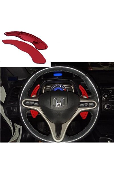 OLED GARAJ Compatible for Honda Civic Fd6 F1 Gear Shift Kickers Red 2006-2011