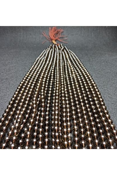 Yüksel Boncuk 8 Mm Smokey Quartz Natural Stone String