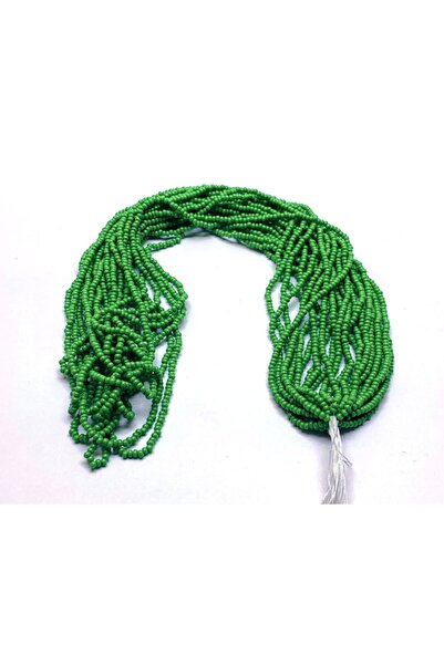 Bi hızlı Γυάλινες χάντρες από άμμο Τσεχοσλοβακίας 2 χιλιοστά (Ματ πράσινο)