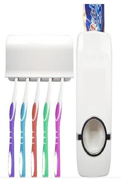 Neler Geldi Neler عصارة معجون أسنان مكونة من 5 قطع - مع حامل فرشاة ومثبت للعيوب