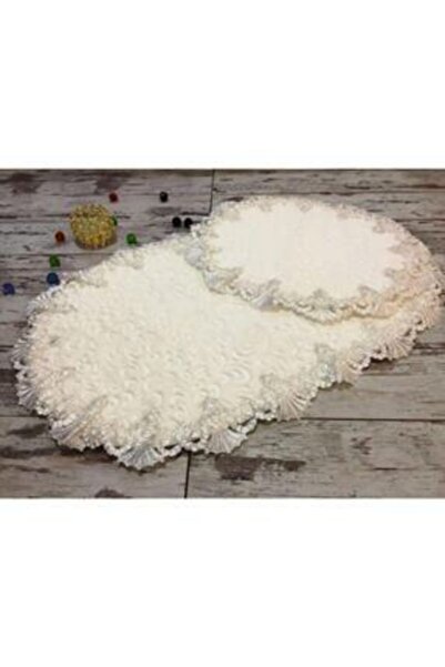 ÇAPA Fransız Dantelli 2li Klozet Takımı