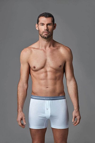 Dagi D1222 Ανδρικό χτενισμένο βαμβακερό DL Boxer 2 τεμαχίων