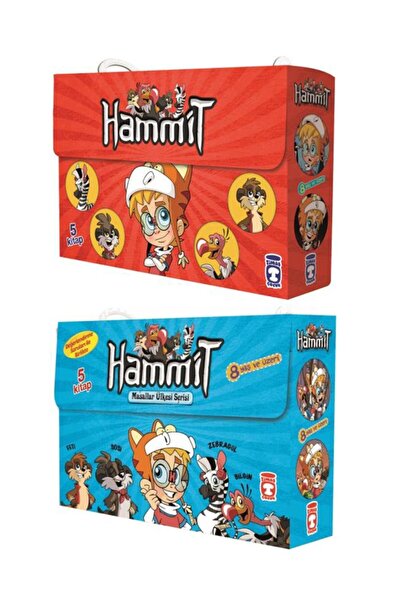 Timaş Çocuk Timaş Hammit Serisi Hikaye Seti 1. Ve 2. Set (10 Kitap)