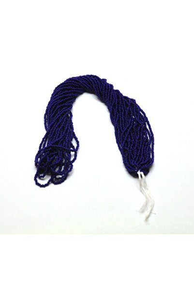 Bi hızlı خرزة رمل زجاجية خرزة تشيكوسلوفاكيا 2 مم (لون كحلي)