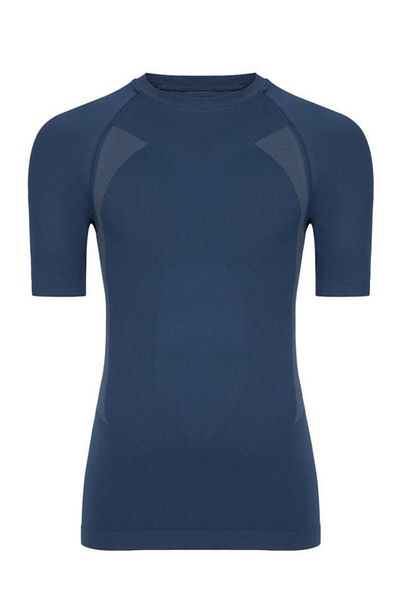 THERMOFORM Extreme ανδρικό θερμικό μπλουζάκι χωρίς ραφή από πολυπροπυλένιο Navy Blue (Hzt14024-lvc)