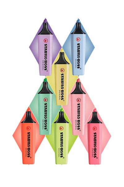 Stabilo New Set of 8 with Pastel Colors Version6