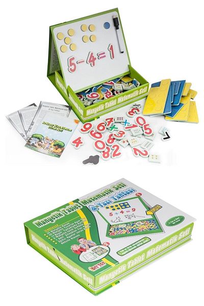 Hyd Magnetic Tablet Writing Board Educational Toy Mathematics Numeric Training Set