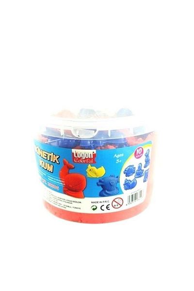 Logon Kinetic Sand Red 450 gr + 2 Molds