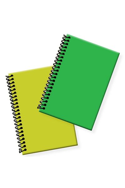 Daphne Hera A4 Spiral Notebook Plastic Cover Spiral Checkered 72 Sheets Dfn-0264 72/4 (Pack of 6)