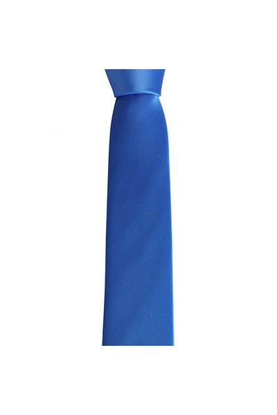 Brianze Saks Blue Men's Handkerchief Tie - Smdk-13