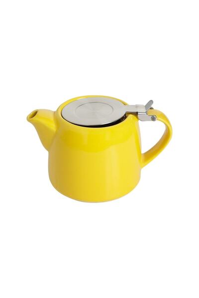 Porland Chai Yellow Teapot with Strainer 600cc