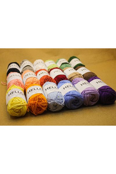 Hello Σετ 18 Dk Punch και Amigurumi νήματα