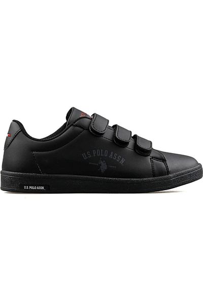 U.S. Polo Assn. US Polo AssnSponge Black Velcro Boys-Girls Sneakers Sports Shoes