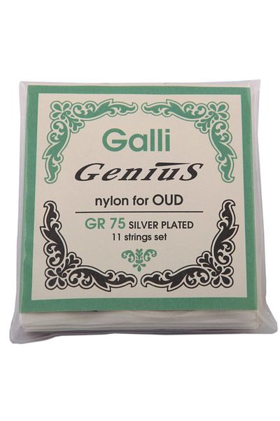 GALLİ Gr-75 Model Silver Coated Quality Oud Wire Set-