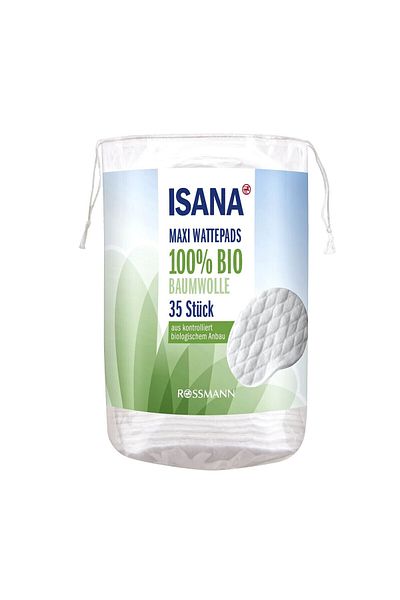 ISANA Maxi Organic 35 Pieces Cotton Disc