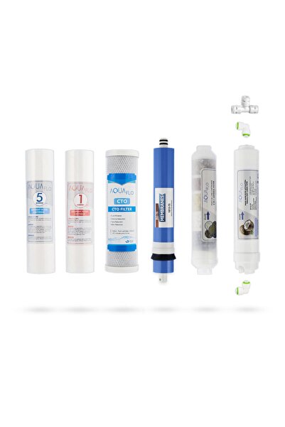Mil Açık Kasa Su Arıtma Cihazı 10lu Filtresi Standart Membran Set