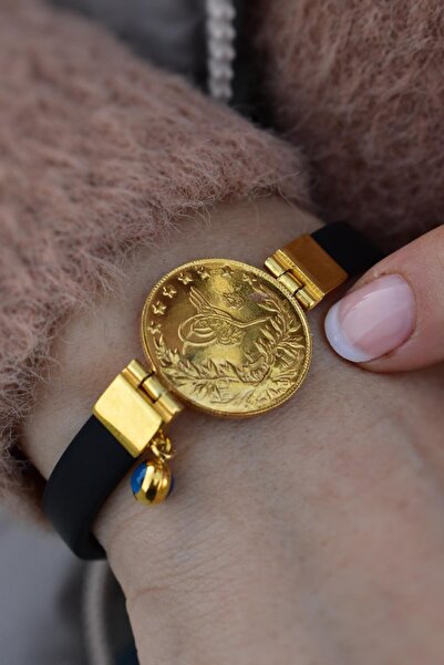 Aydın Kuyumculuk Tam Reşat Altınlı,kauçuk Bileklik Agblk211