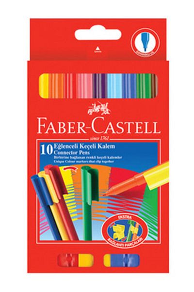 Faber Castell Fun 10 Piece Felt Tip Pen