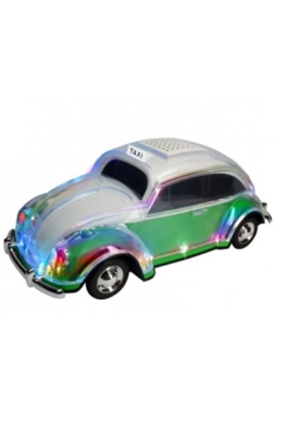 JUNGLEE Nostaljik Ledli Woswos Araba Fm Radyolu Bluetooth Hoparlör Speaker Ws...