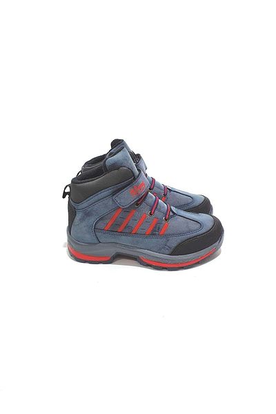 MP ONE Μπότες αγοριού Navy Blue Strappy