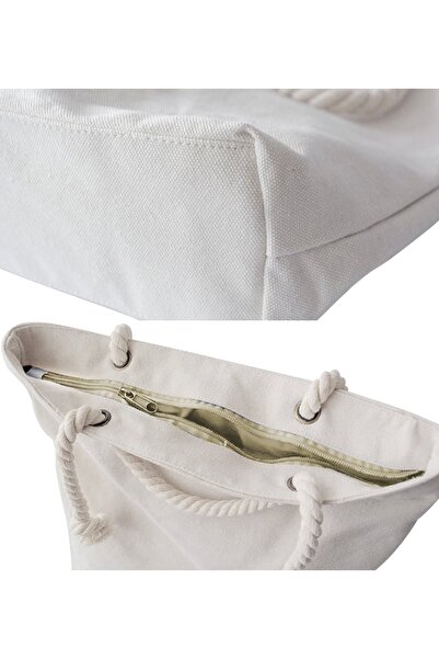 Realhomes Симпатична сумка для пляжу з цифровим принтом у вигляді котиків та застібкою-блискавкою