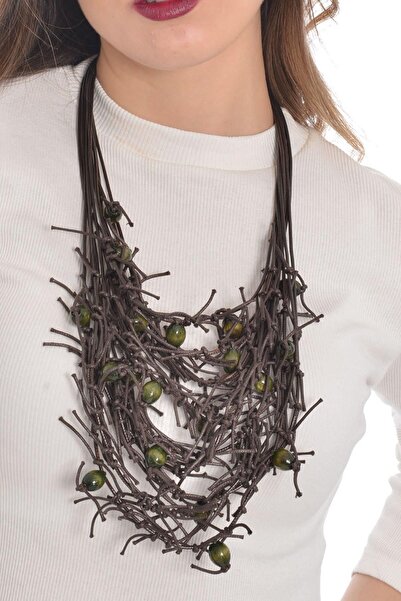 LABALABA Kadın Tasarım Saçaklı Kolye