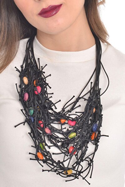 LABALABA Kadın Tasarım Saçaklı Kolye