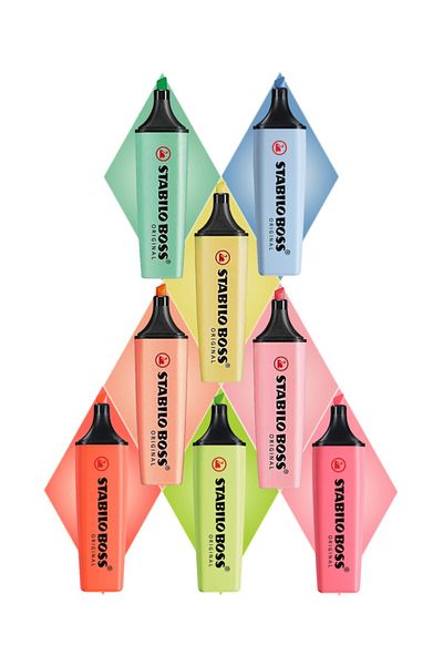 Stabilo New Set of 8 with Pastel Colors Version1