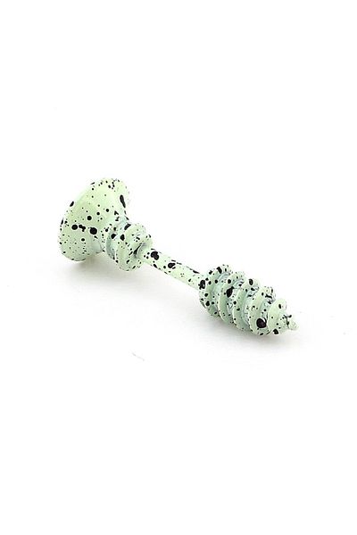 Solfera Screw-Shaped Green Men's Steel Single Earrings with Screw E890