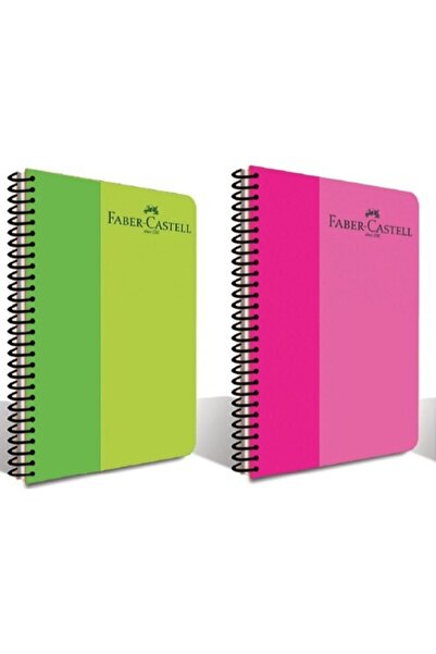 Faber Castell Faber-Castell A4 Pp Kpk Bicolor Spiral Notebook 60 Yp Ruled 2-Pack