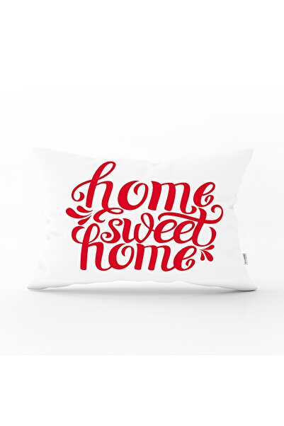 Realhomes Crveni kućni jastuk, slatki dom, digitalni moderni pravougaoni jast...
